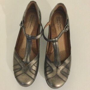 Rockport US 10 Wide Gold Sandals